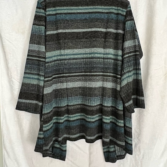 Blue Striped Cardigan - Picture 3 of 8